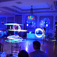 photo of LED Hoop performers